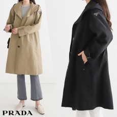 (국내발송) PD 프라다 Maximum style nylon hoodie long coat jacket