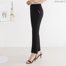 (국내발송) PD 프라다 NON BELT LINE STRETCH SLIT BOOT CUT SLACKS