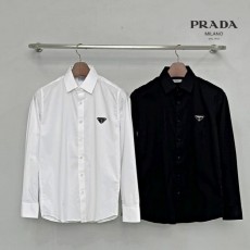 (국내) PD 프라다 삼각플레이트 베이직 셔츠