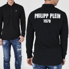 (국내) PP 필립플레인 라이닝 슬리브 폴로 셔츠